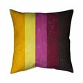 Begin Home Decor 26 x 26 in. Live Stripes-Double Sided Print Indoor Pillow 5541-2626-AB95
